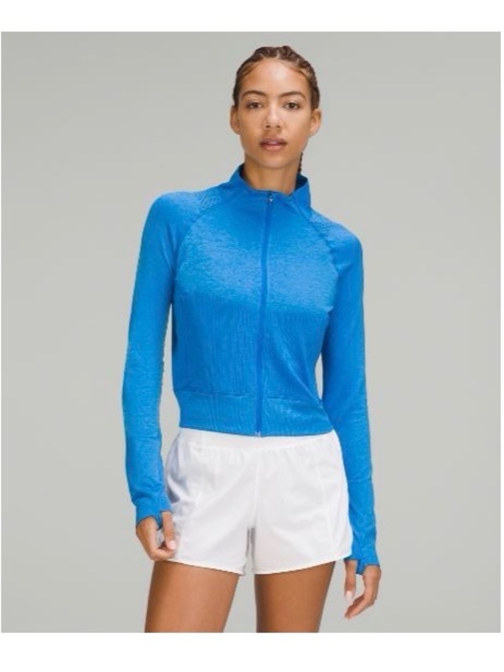 Lululemon breathable textured knit training jacket